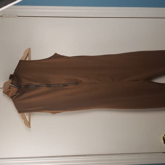 Bumpsuit | THE STEVIE BUMPSUIT Toffee Brown size small nwot - Maternity Romper - Picture 12 of 16
